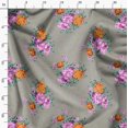 thumbnail image 3 of Soimoi Velvet Fabric Florals Floral Decor Fabric Printed Yard 58 Inch Wide, 3 of 6