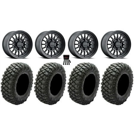 Method 411 15 Wheel Black 30 Crawler XR Tires Can-Am Maverick R Method 411 15 Wheel Black 30 Crawler XR Tires Can-Am Maverick R