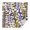 Purple Leaf Pattern, variant on Purple Pioneer Flower and Paisley Pattern Square Tablecloth,Waterproof Square Table Cover,Wipeable Spillproof Washable Table Cover for Home Kitchen Party Decor 42"X42"(107x107cm)