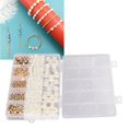 thumbnail image 4 of Kit De Fabricación De Joyas Con Cuentas De Perlas Artificiales, 720 Piezas De Cuentas Para Hacer Pulseras, Collares, Diversas Opciones De Formas, Diversión De Bricolaje,, 4 of 7