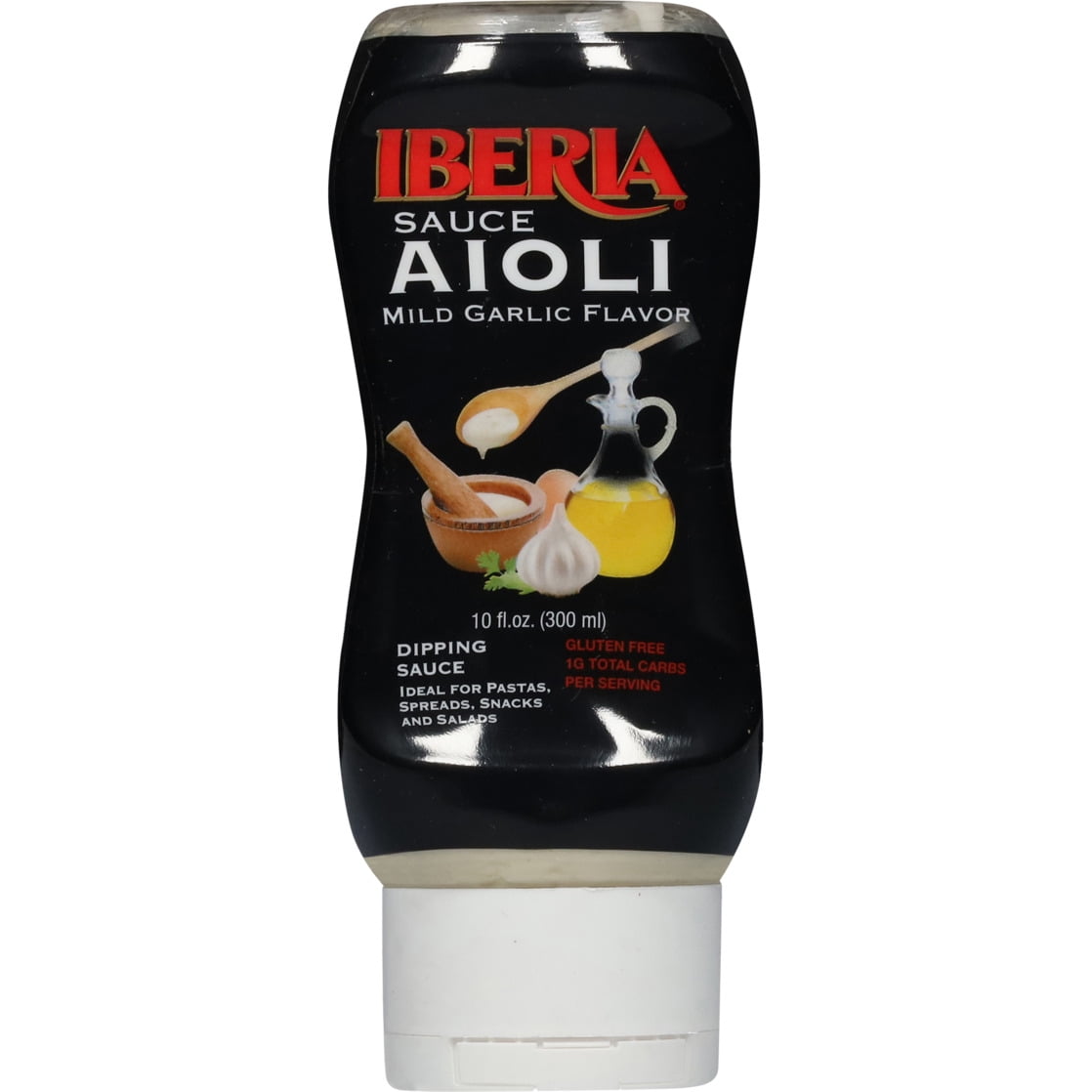 Iberia Aioli Mild Garlic Flavor Dipping Sauce 10 fl oz