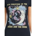 thumbnail image 4 of Stars and Moon Women's Short Sleeve Graphic Tee, 4 of 5