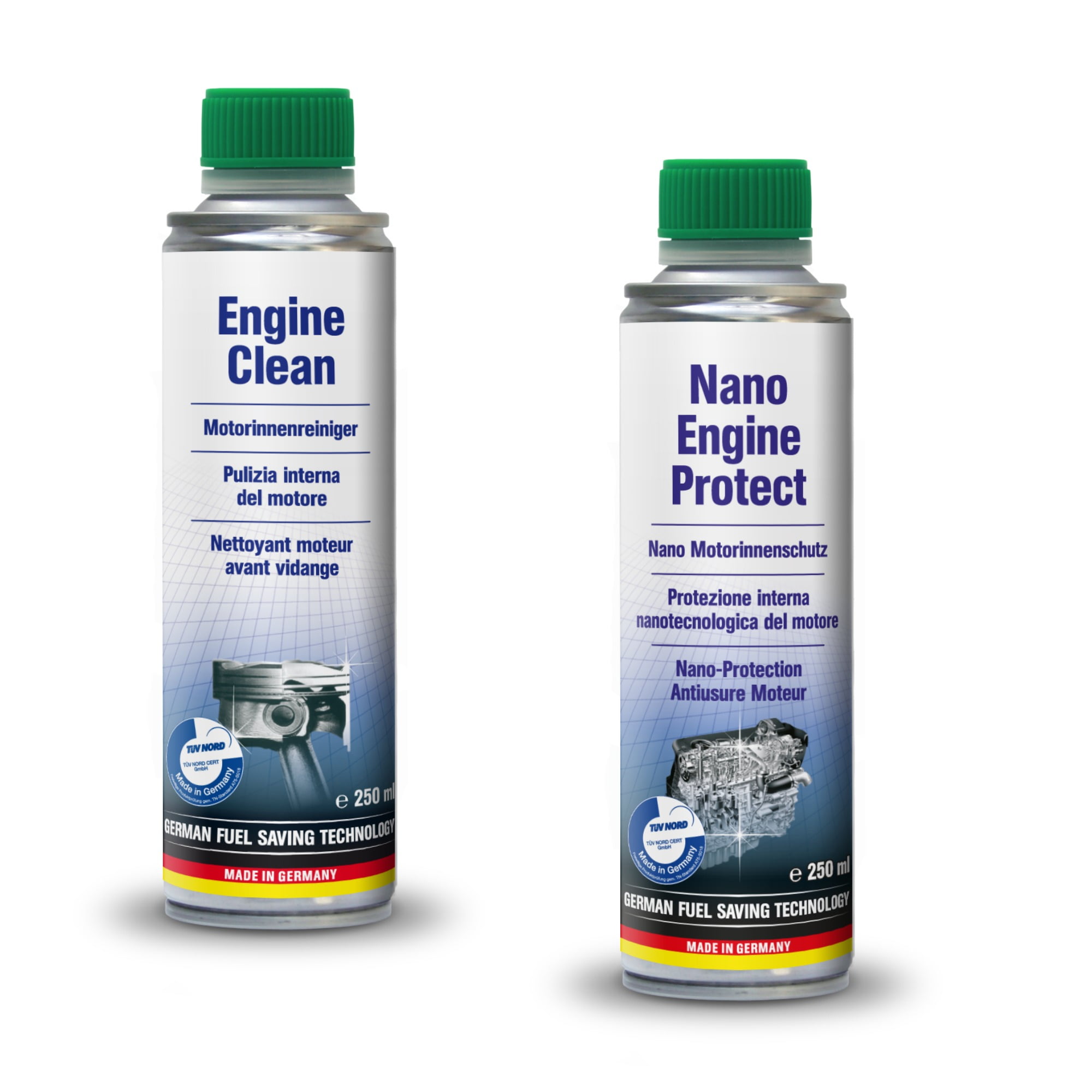 AUTOPROFI Engine Clean & Nano Engine Protect Kit for Gas and Diesel Engines  - Made in Germany - Walmart.com