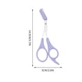 thumbnail image 5 of SDOHIG Eyebrow Scissors with Detachable Comb, Washable Eyebrow Trimmer and Shaver, 2-in-1 Grooming Tool for Precise Shaping, Style D, 5 of 5
