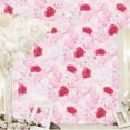 thumbnail image 3 of 40x60CM Artificial Flower Wall Panel Silk Rose Hydrangea Party Backdrop Decor 4PCS Artificial Flowers Wall Decoration Silk Panels Home Party Wedding Backdrop Artificial Flower Mat Wall Hedge Wedding, 3 of 12