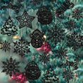thumbnail image 4 of Copos de nieve blancos grandes, adornos navideños, copos de nieve colgantes con purpurina de plástico grande para decoraciones para árboles de Navidad, 4 of 4