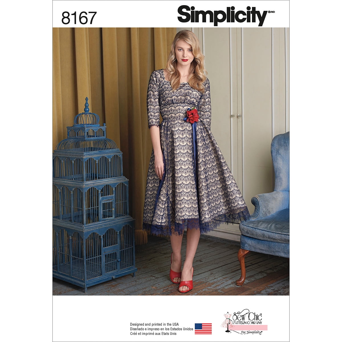 Simplicity Misses' Sew Chic Dress Pattern, 1 Each