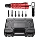 thumbnail image 3 of Adaptador de remache eléctrico de Taladro Inalámbrico con llave de Estuche de transporte, Kit adaptador de taladro de tuerca de remache portátil para Mandriles métricos 6, 3 of 9