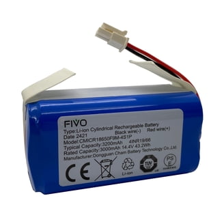 EXTENSILO Batería Compatible Con Eufy Robovac G10 Hybrid, G30, G30 Edge, G15, G20, G20 Hybrid Robot Limpieza Azul 3400 Mah 14 4 V Li Ion 84352115
