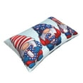 thumbnail image 3 of Haiem Pillowcase for Hair and Skin Queen - Cute Gnomes in USA1 Printed Soft Pillowcase with Envelope Closure(Pillow not included)-20"x30", 3 of 9