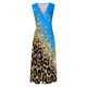 thumbnail image 3 of Vestido Corto de Verano de Moda sin Mangas con Cuello en V Impreso Vestido Casual Grande Del Doblado para Diario, 3 of 5