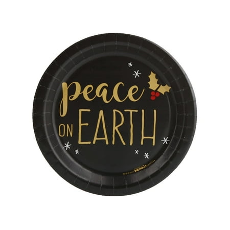 Joy to the World Peace on Earth Dessert Plate
