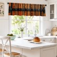 thumbnail image 2 of AshasdS Rustic Wood Texture Window Valance Decorative Curtain Valance Farmhouse Style Home Window Treatment, 2 of 5
