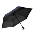 thumbnail image 2 of FORMRS Travel Umbrella Folding Auto Open Close Windproof Rain UV Protection, Rocket Pattern, 2 of 8