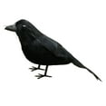 thumbnail image 3 of Cuervos pequeños con plumas negras para Halloween: decoración de cuervos y pájaros negros 16cm, 3 of 9
