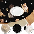 thumbnail image 4 of Dog Breeds Round Fitted Tablecloth with Elastic Edge,Dining Table Cover Waterproof,Outdoor Round Tablecloth for Camping,Dining,Indoor and Outdoor, 4 of 7