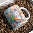 thumbnail image 6 of pvdgvd Easter Ceramic Coffee Mug 350ml, Cute Rabbit Design for Tea Drinks, Practical & Festive Gift, Easy to Clean, 6 of 6
