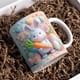 thumbnail image 5 of Tazas de Café de Cerámica Conejo de Pascua Taza de Café de Cerámica Taza de Agua de Té Nueva Taza de Café de Cerámica de Conejo de Pascua de 350Ml Tazas de Café Lindas, 5 of 6