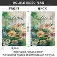 thumbnail image 4 of St. Patrick's Day Outdoor Flags Irish Outdoor Flag Spring Colorful Flower Welcome Welcome Flag 12.5''×18'' Linen Vertical Double Sided Garden Flag for Home,Spring Holiday Decor, 4 of 4