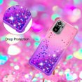 thumbnail image 4 of Funda para Xiaomi Redmi Note 10S 4G/Note 10 4G Transparente con Brillos Carcasa Protectora Antigolpes con Glitter Brillante, 4 of 5
