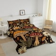 thumbnail image 2 of Groovy Flowers Quilt Twin Size, 70S Retro Floral Comforter Set 80S 90S Hippie Flower Bedding Set Vintage Boho Psychedelic Mushrooms Bedding Comforter Sets 2 Pieces With 1 Pillow Case, 2 of 5