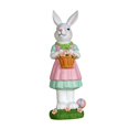thumbnail image 2 of Figura de conejito de Pascua, decoración de Pascua, adorno de escritorio, encantadora escultura de conejito, conejo Señora Conejo, 2 of 9