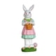 thumbnail image 2 of Figura de conejito de Pascua Escultura de conejito Lindo centro de mesa de artesanía de pie Conejo Señora Conejo, 2 of 9