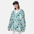 thumbnail image 3 of Fotbe Sea Animal Chaqueta con Protección Solar UPF 50+ para Hombre y Mujer, Camisa con Capucha y Bolsillos-Small, 3 of 7