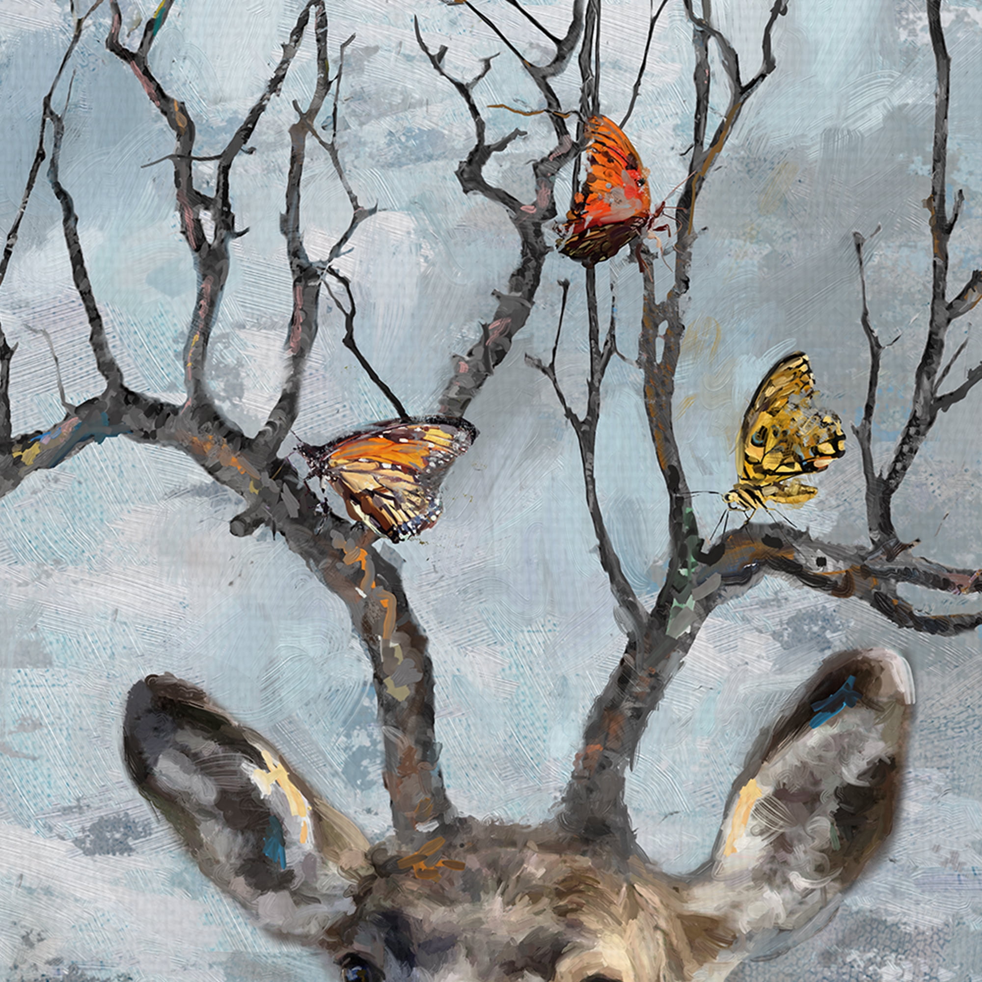 Nearest & Deerist II by Studio Arts Canvas Art
