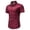 Red, variant on IROINNID Men's Short Sleeve Vacation Casual Blouse