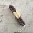 thumbnail image 4 of 4 unidades de esponja de malla para la espalda con asas de cuerda, esponja exfoliante para el baño y la ducha, esponja de lufa trenzada elástica para hombres y mujeres, 4 of 7
