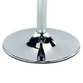 thumbnail image 4 of Benjara Vera 19-29 Inch Counter Height Stool, Round Swivel, Adjustable, Chrome Gray, 4 of 6