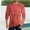 Red(New), variant on PNTUTB Men's Crew Neck Fashion Printed Versatile Solid Color Casual Long Sleeve Comfort Pullover Tops