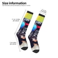 thumbnail image 2 of Sikiie Rainbow Bulldog Sunglasses Knee Socks, High Socks Long Stretchy Sock Women Knee High Stocking, Long Socks for Women, 2 of 6