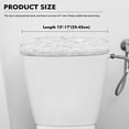 thumbnail image 5 of Renewold Marble Printed Toilet Tank Lid Cover with Elastic Edge Universal Fit Toilet Top Covers, Prevents Dust and Stains for Bathroom Decor, White, 5 of 6