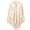 Beige, variant on Cape Shawl for Women Solid Color Suede Hollow Out Medieval Cloak Western Style Laser Cut Triangle Poncho with Long Fringe Soft Comfortable Eye-Catching Evening Dress Shawl