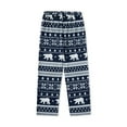 thumbnail image 6 of GRNSHTS Christmas Family Matching Sets Long Sleeve Top Parent Child Xmas Pants Clothes Lounge Wear Outfits(Blue-kids3/4T), 6 of 11
