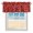 Red, variant on Baseball Sports Kitchen Valances for Windows 42x12 Inch Kitchen Curtains Valances Rod Pocket Modern Classic American Balls Blue Bathroom Window Valances for Window Treatment Decor