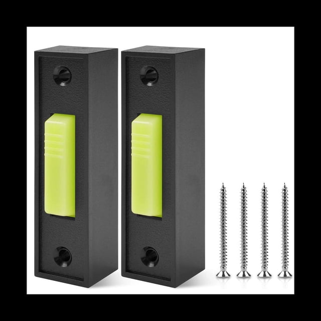 Interruptor de Apertura Puerta Garaje Universal 2 Piezas 41A4166 BotóN Pulsador Iluminado Montado en la Pared Acabado Negro con Centro