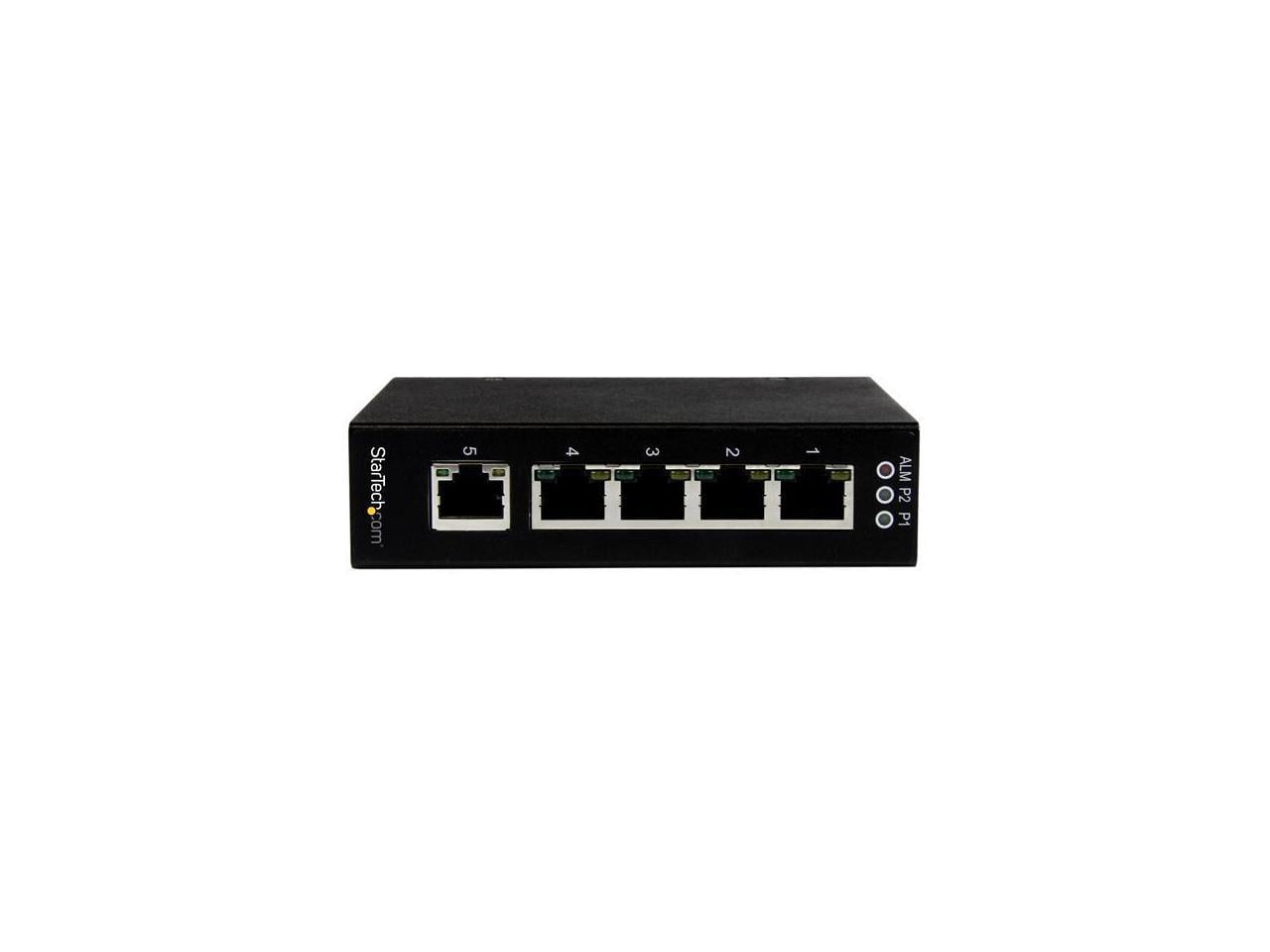 StarTech 5-Port Unmanaged Industrial Gigabit Ethernet Switch