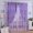 Purple, variant on MSJUHEG Living Room Curtains Bedroom Curtains Door Purple Divider Voile Print Window Floral Scarf Curtain Room Curtain Home Decor Shower Curtain Purple