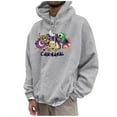 thumbnail image 1 of JHLZHS Men's Hooded Sweatshirt Zip Male Carnival Printed Hoodie Casual Long Sleeved Hoodie Hooded Sweatshirt Men Tall Usa Sweatshirt, 1 of 5