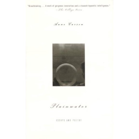 Pre-Owned Plainwater: Essays and Poetry (Paperback) 0676972748 9780676972740