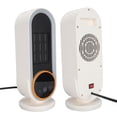 thumbnail image 1 of Chauffe-espace, 1200W Radiateurs Électriques Portables à l'Intérieur avec Minuterie, PTC Chauffage Rapide Pièce en Céramique Petit Radiateur pour Chambre à Coucher, Bureau et Utilisation Intérieure, Protection Anti-Retour, 1 of 7