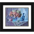 thumbnail image 1 of Rogozina, Svetlana 14x12 Black Ornate Wood Framed with Double Matting Museum Art Print Titled - Flowers and Glass, 1 of 4