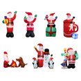 thumbnail image 4 of Personalización de fábrica de fuente, cientos de decoración inflable navideña de Papá Noel para interiores y exteriores, 4 of 4