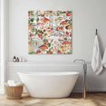 thumbnail image 3 of Mushroom Wall Art Painting on Canvas, Pastoral Summer Botanical Watercolor Vintage Canvas Art Home Prints Wall Art Framed Modern Artwork for Living Room Bedroom Wall Decor 8x8in, 3 of 9