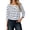 Blue, variant on Arlun Women’s Casual Stripe Crew Neck Tops 3/4 Sleeves Loose Comfortable Fit T-Shirts for Everyday Wear 2026 Fashion Workout Tee Stylish and Leisure Streetwear Red XL
