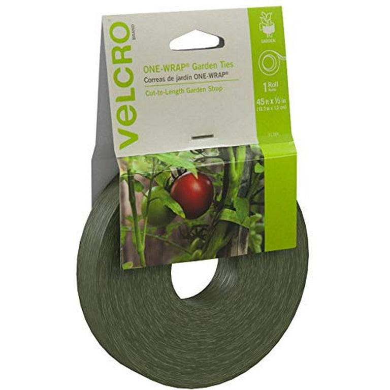 VELCRO Brand ONE-WRAP Garden Ties with Cutter, Plant Supports for  Effective Growing, Strong Gardening Grips are Reusable and Adjustable, Gentle Plant Ties, Cut-to-Length