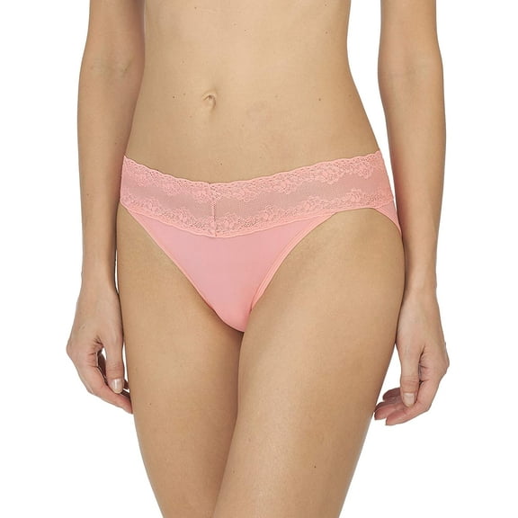 Natori Women's Bliss Perfection V-Kini Pink Taffy OS